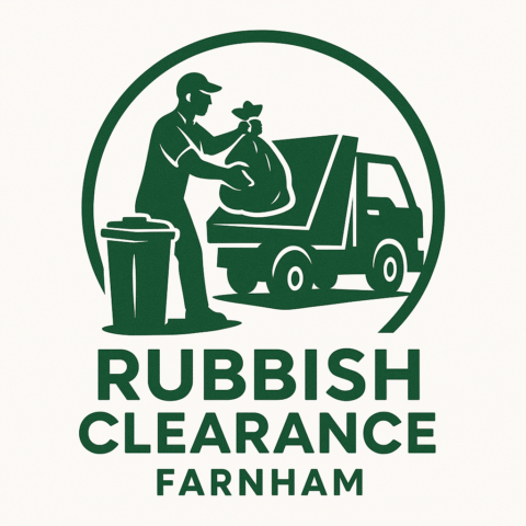 Rubbish Clearance Farnham logo – professional waste removal and junk disposal service branding