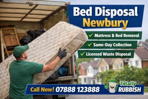 Bed disposal in Newbury with same-day mattress removal by licensed waste carrier