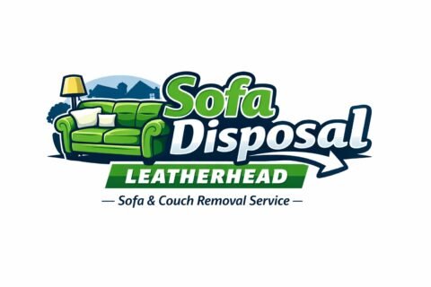 Sofa disposal Leatherhead logo for same-day couch and furniture removal service