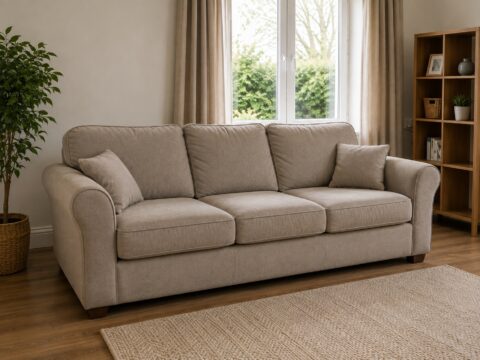 Sofa and bulky furniture disposal service collecting an unwanted sofa in Reading, Berkshire.