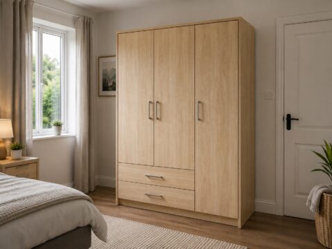Wardrobe and bedroom furniture disposal service collecting an unwanted wardrobe in Reading, Berkshire.